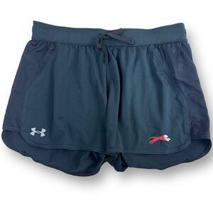 Under Armour Women's Size M Athletic Running Shorts‎ Black Sporty Basic Gym